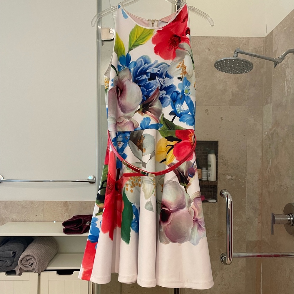 Ted baker belted dress